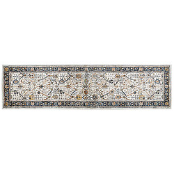 Avis Beliani Tapis beige et bleu 80 x 300 cm ARATES