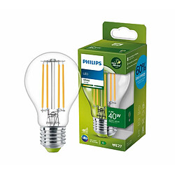 Ampoule filament led standard PHILIPS Classe A 40W E27 blanc chaud