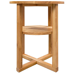 Acheter vidaXL Table d'appoint 40 x 50 cm Bois de chêne massif