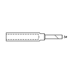 Perel Panne De Fer À Souder Cms - Sabot 45° - Ø 0.3 Mm (1/8 )