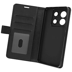 Avizar Étui pour Redmi Note 13 Pro 5G Porte-carte Support Vidéo Série Vintage Noir