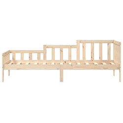 Acheter Maison Chic Lit de jour, Lit de repos pour Salon Chambre,Canapé-lit,Lit d'invité 90x190 cm Bois de pin massif -MN94093