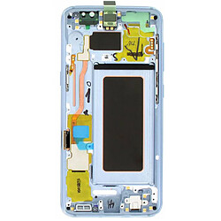 Visiodirect® Ecran complet pour Samsung Galaxy S8 G950F téléphone portable bleu vitre tactile + écran LCD sur chassis