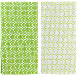 Cook Concept Tapis fraicheur pour frigo (Lot de 2) vert.