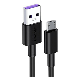 Wewoo Câble USB CL-77M 5A Interface USB vers Micro USB Câble de données TPE Smart Fast ChargeLongueur de câble 1 m noir