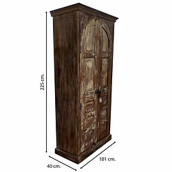 Acheter Armoire Alexandra House Living Marron polystyrène Bois de manguier 40 x 225 x 101 cm