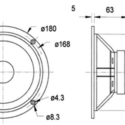 Alpexe VS-AL170 - Haut-parleur (4007540013022)