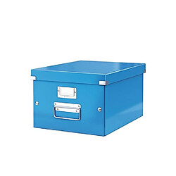 Boîte de rangement carton Leitz Click&Store Wow H 20 x L 28 x P 36,8 cm bleue