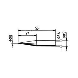 Ersa Panne à souder 0,8mm