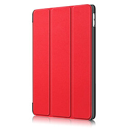 Acheter Etui en PU avec support tri-pliure rouge pour votre Apple iPad 10.2 (2019)