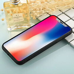 Avis Wewoo Coque noir pour iPhone X 0.8mm Verre Trempé Haute Qualité TPU Housse De Protection Arrière de