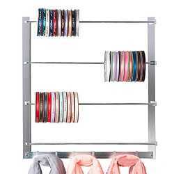 Mur Monté Bobine de Fil Rack avec 4 Tiges et 5 Crochets Ruban Organisateurs de Stockage Affichage Porte-clés pour La Maison Articles Divers fil À pas cher