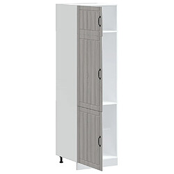 Avis vidaXL Armoire de cuisine Lucca sonoma gris bois d'ingénierie