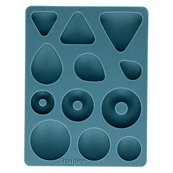 Moule en silicone pour cabochons - Sculpey