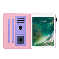 Acheter Etui en PU avec stockage de cartes violet pour votre Apple iPad 9.7 (2018)/9.7 (2017)/Air 2/Air