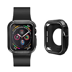 Coque en TPU flexible, noir pour votre Apple Watch SE/Series 6/5/4 40mm