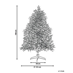 Avis Beliani Sapin de Noël pré-allumé BRISCO 180 cm Blanc