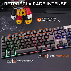 Avis Combo KRYPTON - THE G-LAB - Pack Clavier et Souris Gamer Filaire Rétro - Éclairage RGB