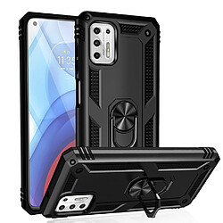 Coque en TPU Anti-chute hybride avec béquille noir pour votre Motorola Moto G Stylus (2021)