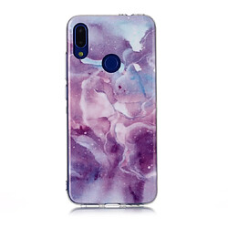 Wewoo Coque Souple Pour Xiaomi Redmi Note 7 Motif de dessin coloré IMD Workmanship Étui de protection en TPU étoile violette