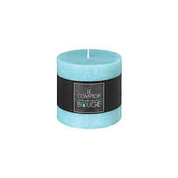 Atmosphera, Createur D'Interieur Bougie cylindrique Ø 10 x H 10 cm - turquoise - Atmosphera