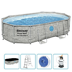 Bestway Ensemble de piscine Power Steel 488x305x107 cm