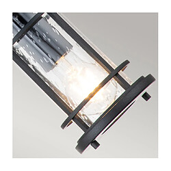 Acheter Elstead Lighting Suspension extérieur Feiss Aluminium,acier,verre grainé transparent Noir texturé