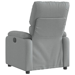 Acheter vidaXL Fauteuil inclinable électrique Gris clair Tissu