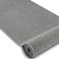 RUGSX Tapis de couloir KARMEL plaine, une couleur gris 140 cm 140x170 cm