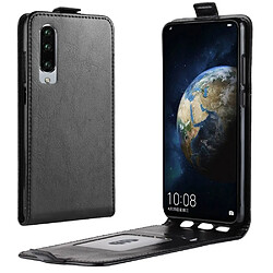 Etui en PU rabat vertical avec porte-cartes noir pour votre Huawei P30