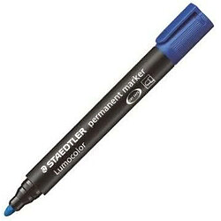 Marqueur permanent Staedtler Lumocolor 352-3 Bleu (10 Unités)