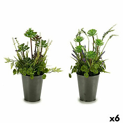 Ibergarden Plante décorative Fleurs Campagne Plastique 20 x 41 x 20 cm (6 Unités)