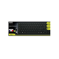 Avis Port Designs 900754-FR clavier USB AZERTY Français Noir