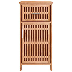 Avis Maison Chic Armoire de salle de bain,Meuble de rangement,Meuble haut 42x29x82 cm Bois massif de noyer -GKD142707