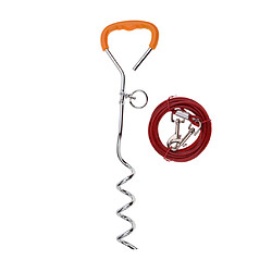 chien de compagnie 5mm / 6mm jeu d'enjeu avec 3meter / 5meter de tieout câble résistant 6mmx5Meter rouge