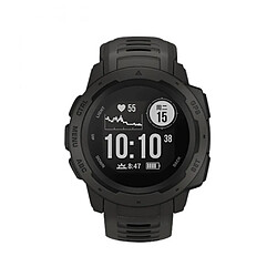 Bracelet en silicone 24mm noir pour votre Garmin Instinct