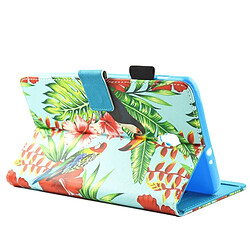 Wewoo Housse Étui pour Samsung Galaxy Tab A 8.0 / T380 & T385 Toucan modèle Horizontal en cuir avec support et fentes cartes pas cher