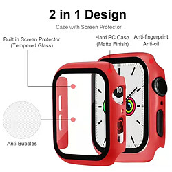 Coque en TPU intégré rouge pour votre Apple Watch Series 7 41mm