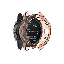 Coque en TPU rose transparent pour votre Garmin Enduro