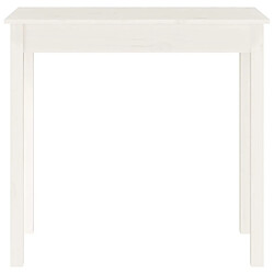 Acheter vidaXL Table console Blanc 80x40x75 cm Bois massif de pin