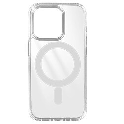 Avizar Coque MagSafe pour iPhone 15 Pro Max Rigide série Crystal Mag Transparent