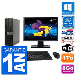 PC Dell 5040 SFF Ecran 27" Intel G4400 RAM 8Go Disque 1To HDMI Windows 10 Wifi - Occasion