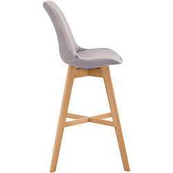 Avis Non Tabouret de bar Cannes velours naturel