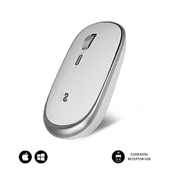 Ratón Inalámbrico Subblim Wireless Mini/ Hasta 1600 DPI/ Plata