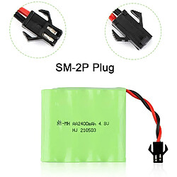 Avis 1 Pièce 4.8V Ni-Mh 2400mAh Batterie Rechargeable pour Télécommande De Voiture + Câble de Chargement