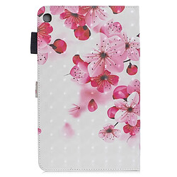 Etui en PU modèle fleurs pour votre Samsung Galaxy Tab A 10.1 (2019) T510