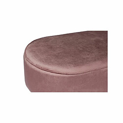 Paris Prix Banc Design en Velours Athea 105cm Rose & Or pas cher