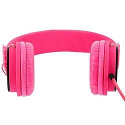 Avis Avizar Casque audio son stéréo EXTRA-Bass - fonction. micro + télécommande - Rose