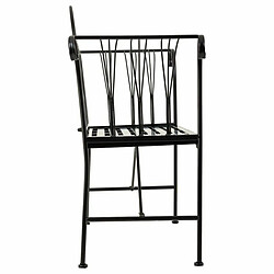 Banc Alexandra House Living Noir Fer 50 x 88 x 110 cm