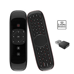 Avis Universal W2 Air Mouse Slogan Son Télécommande Microphone Sans fil Mini Clavier Gyroscope Smart TV Boîte Mini PC | Télécommande